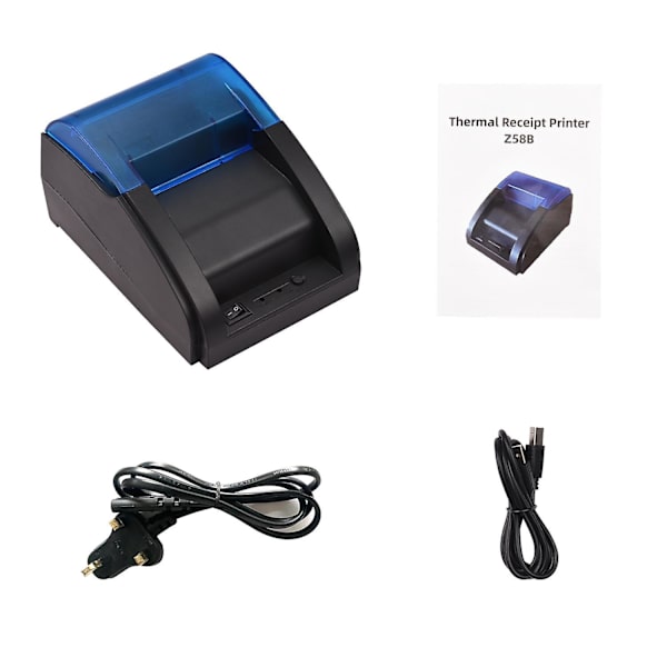 58mm Termisk Kvitteringsprinter USB&BT Forbindelse