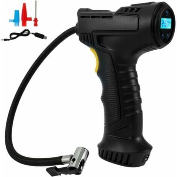 Sladdlös däckpump - LUSKYKA® - Max tryck 150 PSI - 2000mAh batteri - Digital LED-display