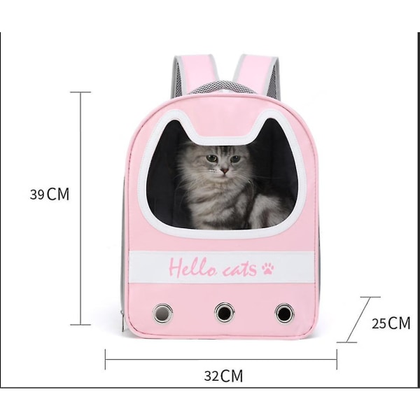 Space Pet kapselireppu pienille keskikokoisille kissoille koiranpentu, läpinäkyvä hengittävä lämmönkestävä Ca