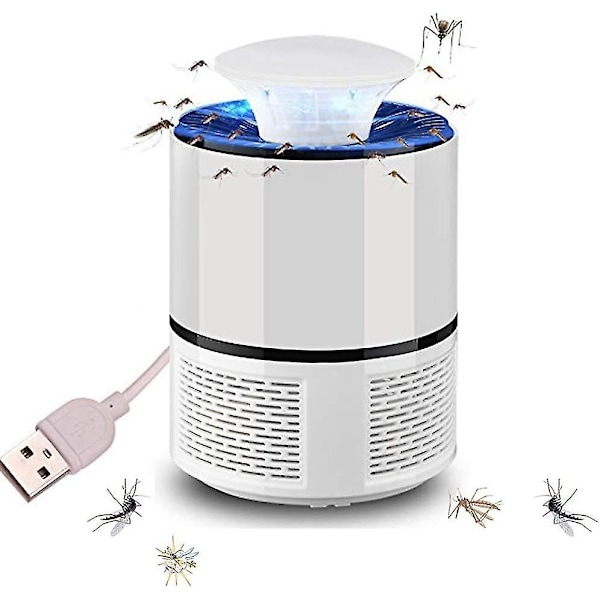 2023 - LED-lampa för myggdödning, USB-insektfälla, flugmedel, mygglykta, fälla för flygande insekter