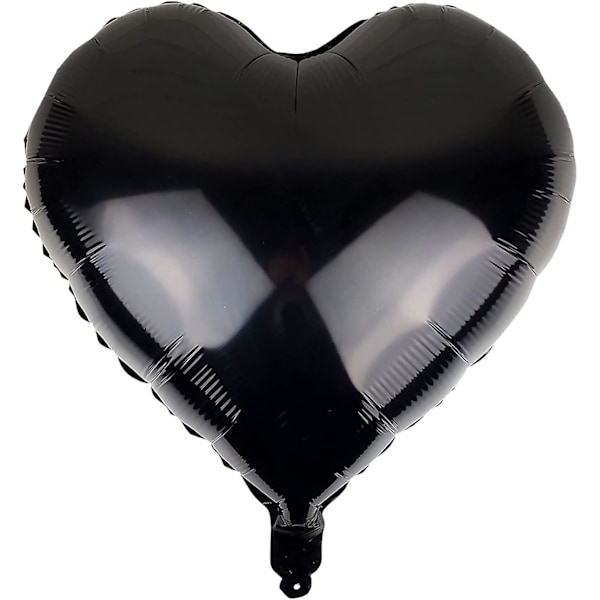 10 stk. sorte hjerteformede folieballonger 18 tommer hjerte Mylar-ballonger til babyshower bryllup Valentinsdag dekorasjoner kjærlighetsballonger festdekorasjoner