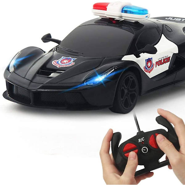 Fjärrkontrollbil 1/24 Rc Polisbil Elektrisk Polisbil Leksaker För Barn Pojkar Födelsedagspresenter Förskola Leksaksbilar Småbarn Leksaker För 4-5 Åriga Pojkar Rc Ca