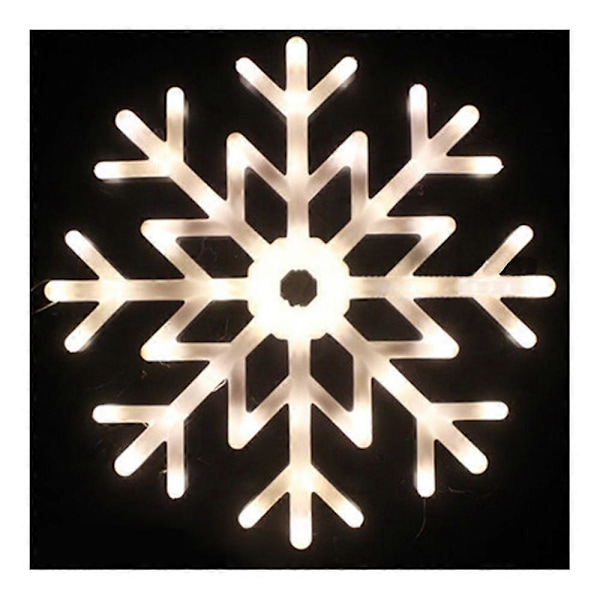 40cm LED Snøfnugg Flerfarget Lysanheng Snow Lamp Warm White
