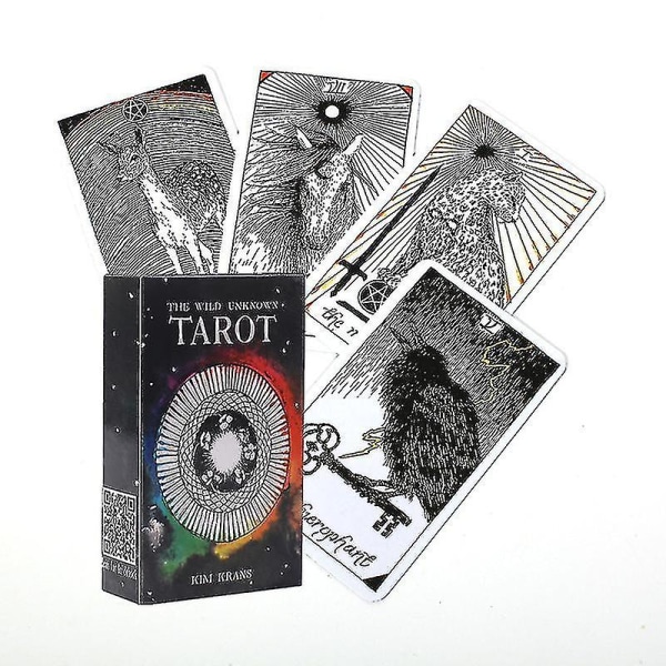 Nye Tarot Oracle-kort Interaktive brettspill Spillkort Spill Familiebar Drikkespill Spill med familie 78 stk Tt30