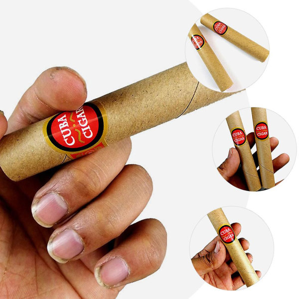 10 stk. falske cigarer prankrekvisitter Nyhed Rygecigarer Kunstig cigartricklegetøj
