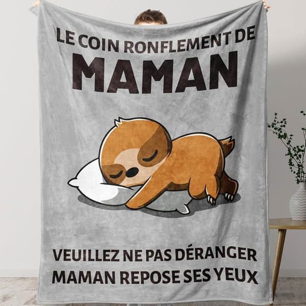 Fleecepledd – Jule-/bursdags-/morsdagsgave til mamma (150 x 130 cm)