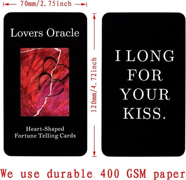 Kærlighedsorakel og Tarotkort - 80 Twin Flames-sæt med beskeder