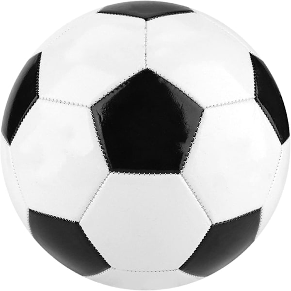Fodboldtræningsbolde, Størrelse 5 Sort og Hvid Fodbold, Indendørs og Udendørs