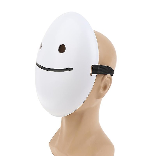 Tegneserie Anime Hvid Smil Maske Hjelm - Cosplay Halloween Masker Drømmemasker