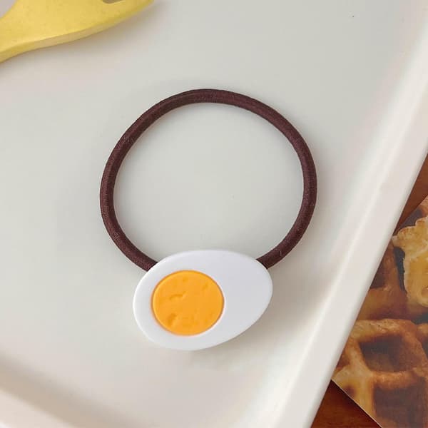 Hår elastikker til piger Hestehaleholdere Kawaii Simulation Dampet Bolle Elastiske elastikker