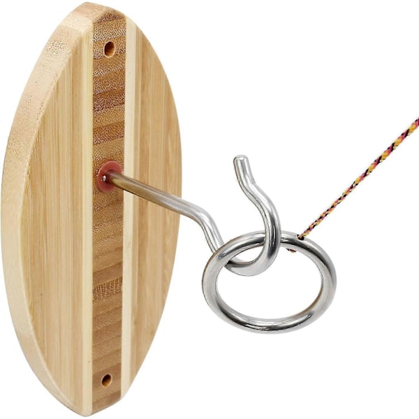 Krok och Ring Kast Spel för Vuxna, Ring Kast Tailgating Spelset, Brickspel, Trädgårdsspel för Inomhus/Utomhus Familjekul Festspel