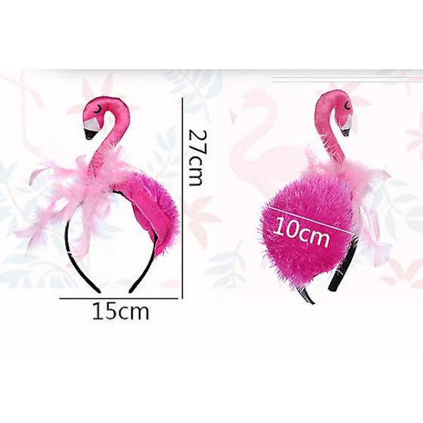 Flamingonauha, päähine, pehmo, tiara, asu, naamiaisasu, teemajuhlat, karnevaalit