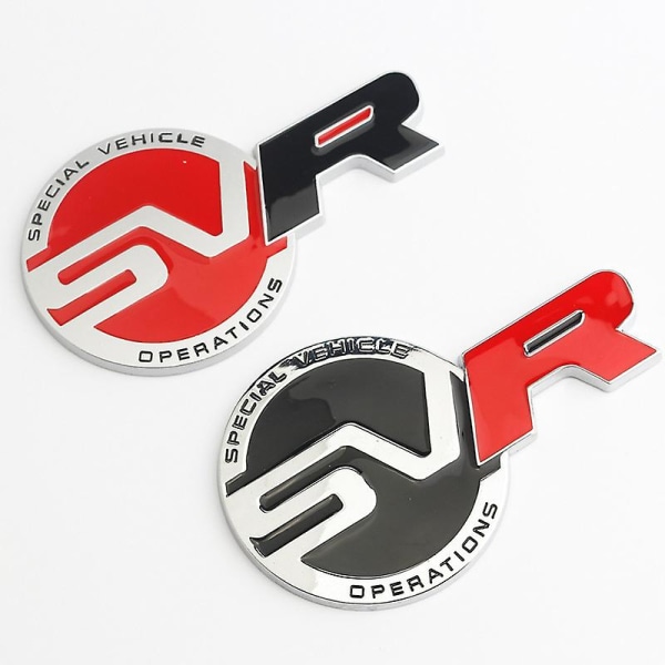Passar till Land Rover-emblemet, Range Rover Sport Executive Edition Svr-emblem, Jaguar-modifierad bilsticker, grill-logotyp, baklucksemblem RB