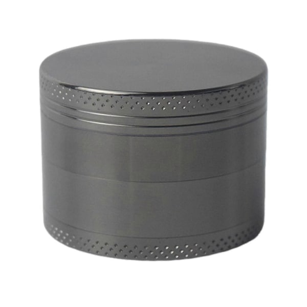 Kvarn Metall Örtkvarn 1.6/2.5 tum Kryddkvarn Portabel Kryddmixer för Malning av Torkade Chilipeppar Grey 63mm