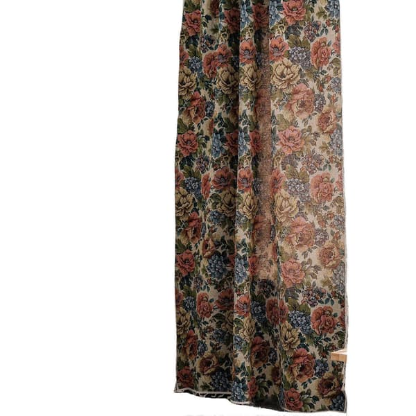 Gardiner Jacquard Kvaster Køkkengardiner Landstil Karnap Rose Semi-Blackout Hydrangea 150*200