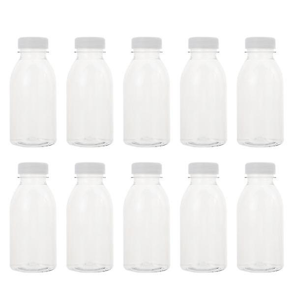 10 stk. drikkeflasker, plastik drikkeflaske drikkevarebeholder genanvendelige drikkeflasker - PP-materiale høj temperaturbestandighed