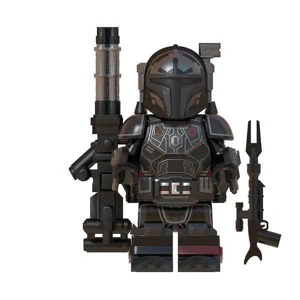 Mandalorian tunga infanteri-minifigurer - Leksaksactionfigurer