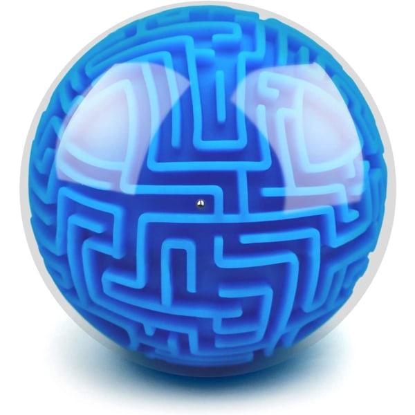 Puslespil Legetøj 3D Magic Ball Brain Teasers Legetøj Intelligence Spil Gaver til børn Voksne - Hårde udfordringer Spil Tiny Maze Cube Balls