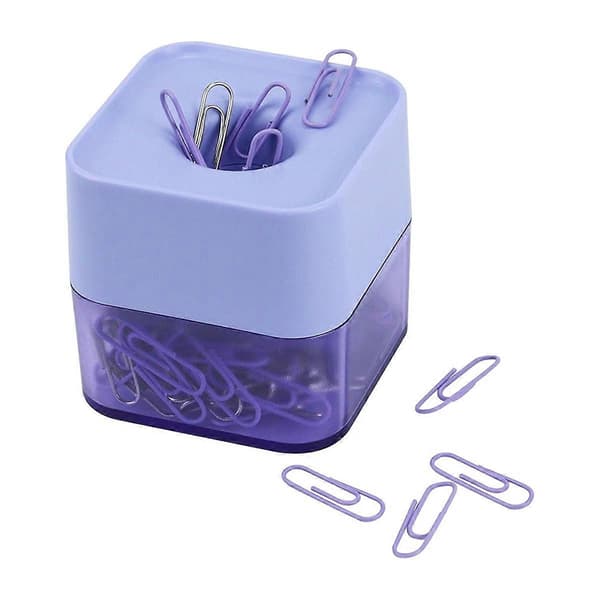 Nye tofargede binders, 28 mm, 130 binders per eske (lilla)