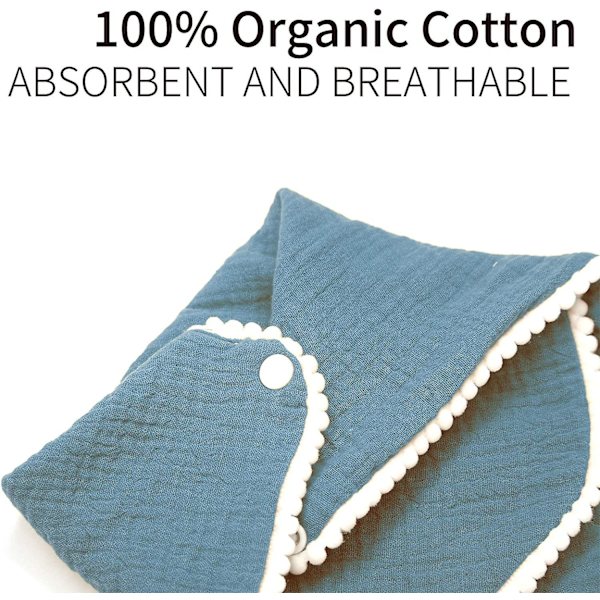 Baby Drool Bibs 8 Pack Baby Bibs För Pojkar Flickor Justerbar Baby Bibs Set För Tandsprickning Och Dreglande, Mjuk Absorberande, Multi-use Scarf Bibs