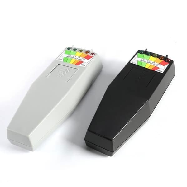 K2 Elektromagnetisk Felt EMF Gauss Meter Strålingsdetektor Bærbar EMF Magnetfeltmonitor 5 LED Gauss SORT