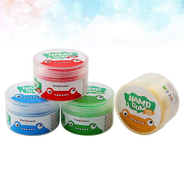 4 stk. børnesæt Puddy Stherapy Putty Sæt Putty Børn Terapi Putty Discovery Putty Hånd