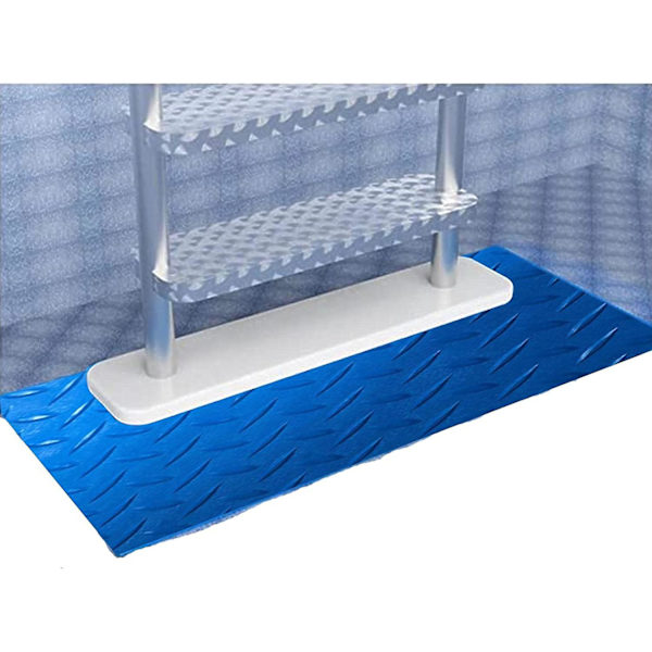 Sklisikre matter for svømmebasseng, stigematte for svømmebasseng for sikkerhetsforing, sklisikker tekstur trinnmatte, beskyttende pute, 23x90cmblue1stk