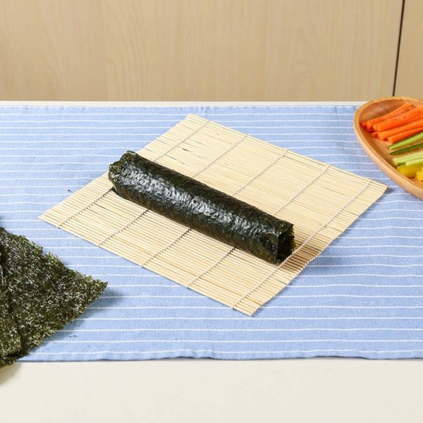 Sushimatte / sushirulle / teppe til sushi - bambusbeige
