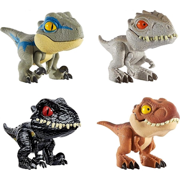World Dinosaur Snap Squad Samleobjekter til Udstilling, Leg og Snap On-funktion til Fastgørelse på Rygsække, Madpakker og Mere [Amazon Eksklusiv]