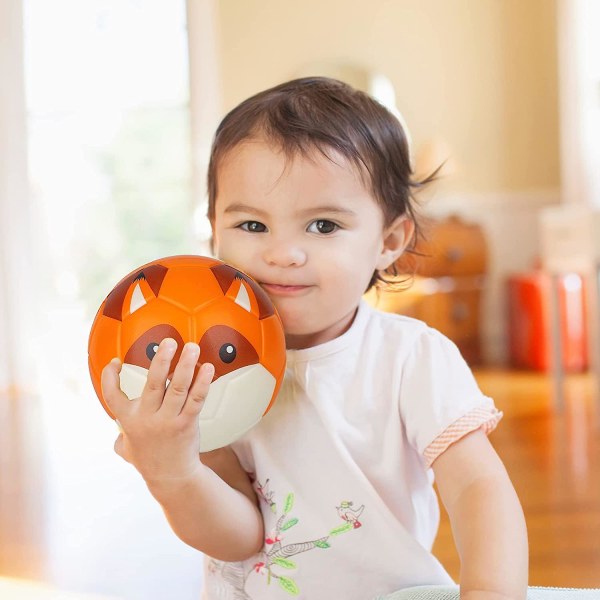 15 Cm Mini Fuball Cute Animal Design, Weicher Schaumstoffball Fr Kinder, Weich Und Hpfend, Perfekte Gre Fr Kinder Zum Spielen.