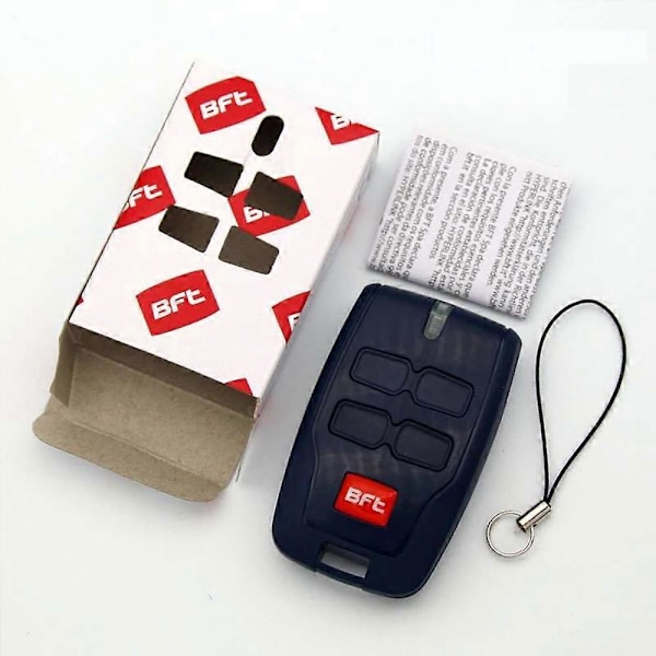 BFT 433,92MHz Grindsjö- och Garagedörrsändare Fjärrkontroll Nyckelkopia four button