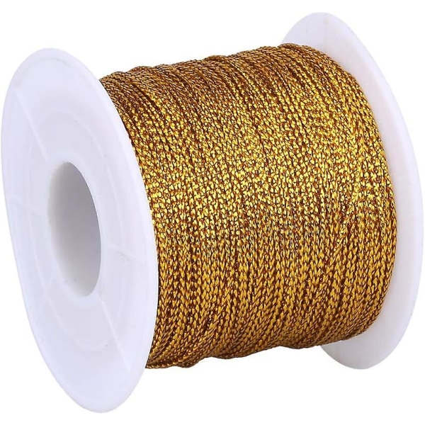 Gulltråd: 100 m ikke-elastisk metallsnor