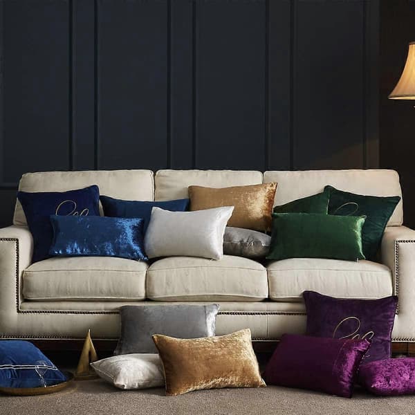 Sammet Kuddfodral 45 x 45 cm Dekorativa Prydnadskuddar för Soffa Sovrum Vardagsrum 2-pack White 18x18 Inches