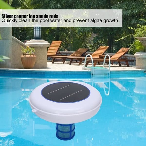 Solar Pool Water Purifier - Mxzzand - Ionizer - Eco-friendly - 35.000 Gallons - ABS + Copper Ion
