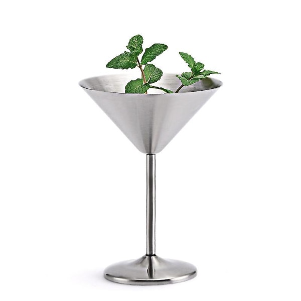 Stainless Steel Martini Glasses Metal Martini Glasses Outdoor Martini Glasses With Stem For Holiday Wedding 1pc