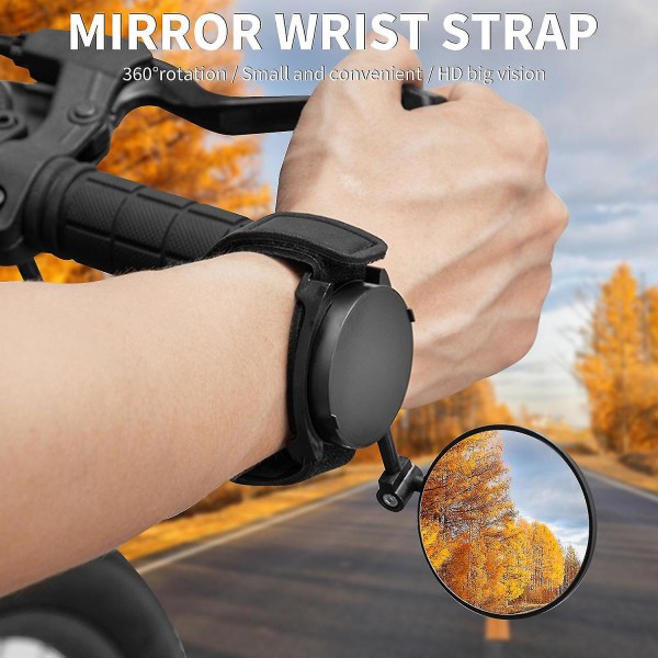 Arm Protection Wrist Swivel Mirror Adjustable Bicycle Rearview Mirror