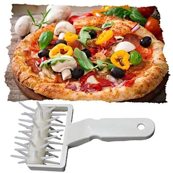 Bageværktøj Pizzavalser Pizza Punch Pin Wheel Biscuit Lille Pizzavalser Pin *40*
