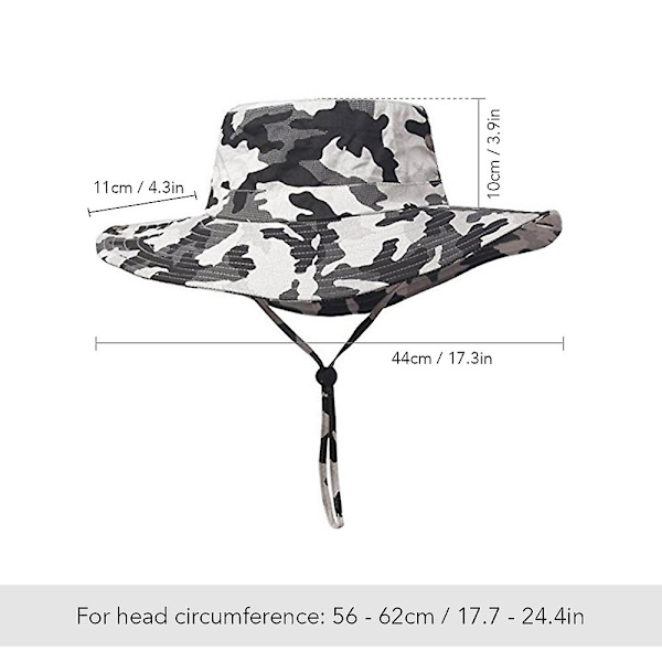 Utomhus Boonie Hat Bred Brätte Andningsbar Jakt Fiske Safari Solhatt  2