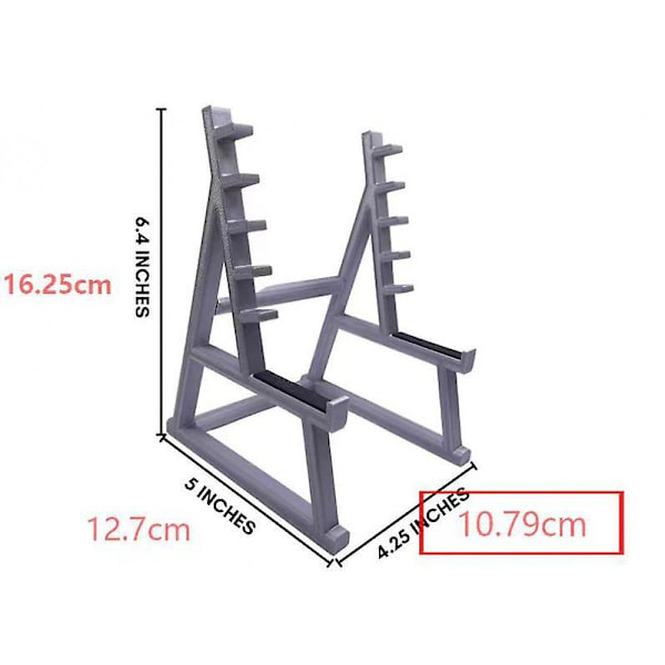 Squat Rack Pen Holder - Skrivbordsorganisatör, Rolig viktlyftning Pen Desktop Holder Organizer Med skivstänger och vikter, Fitness Squat Pencil Holder Access