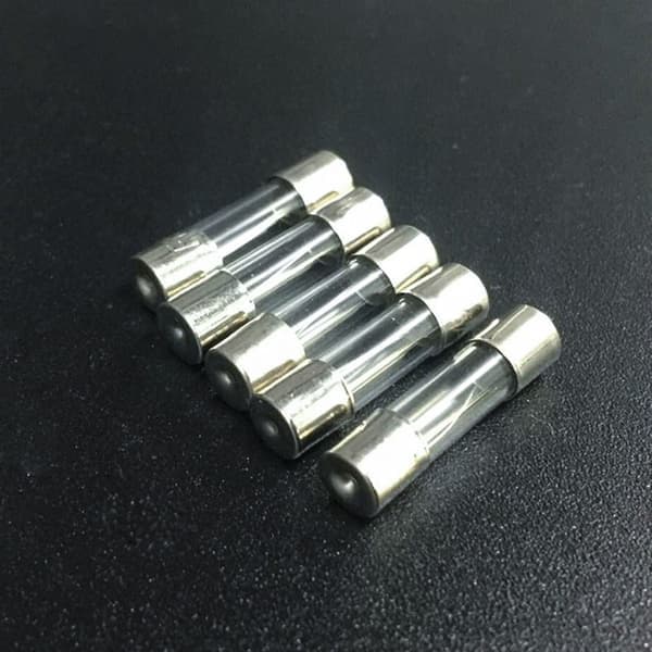 Glasrør 5x20mm Langsomme Glasikringer 100stk/sæt til Elektrisk Sikkerhed