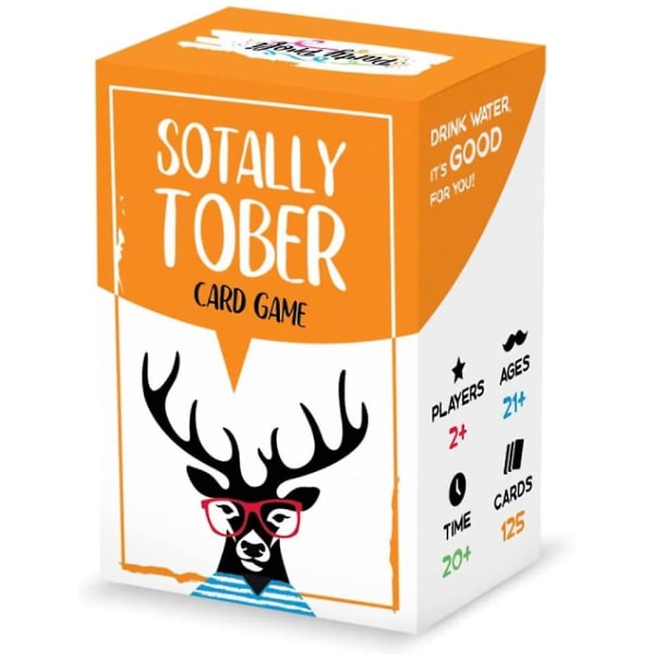 Sotally Tober Drikkespil - Familie-drikkende festkortspil Kortspil for voksne, teenagere og børn - uhyrligt sjovt festkortspil for voksne