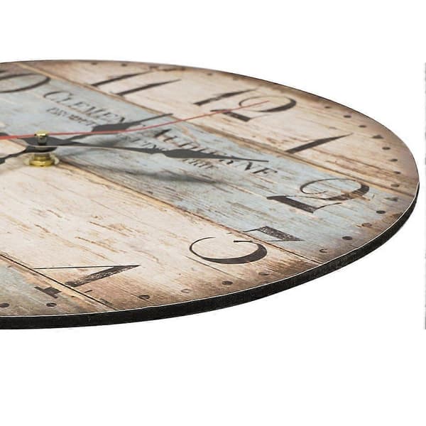 30 cm Träväggklocka/Lantlig Stil Tyst Icke-Tickande