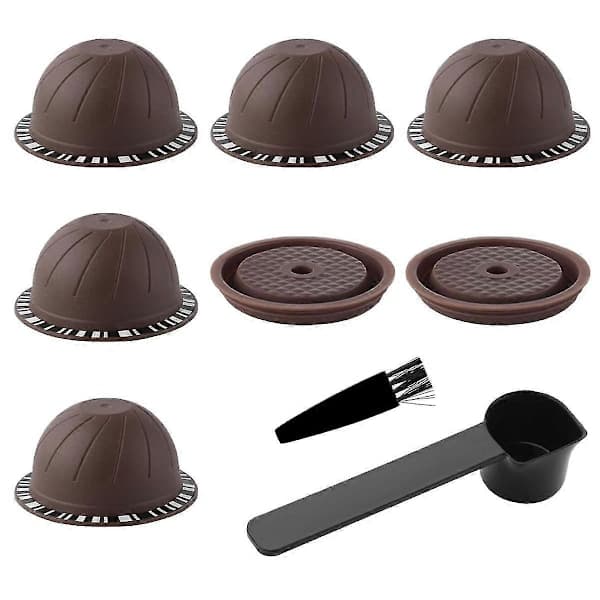 Genopfyldelig kaffekapsel til Vertuoline & Vertuo Pod, 150 ml kaffepuder til Presso Vertuo kaffe-Yvan