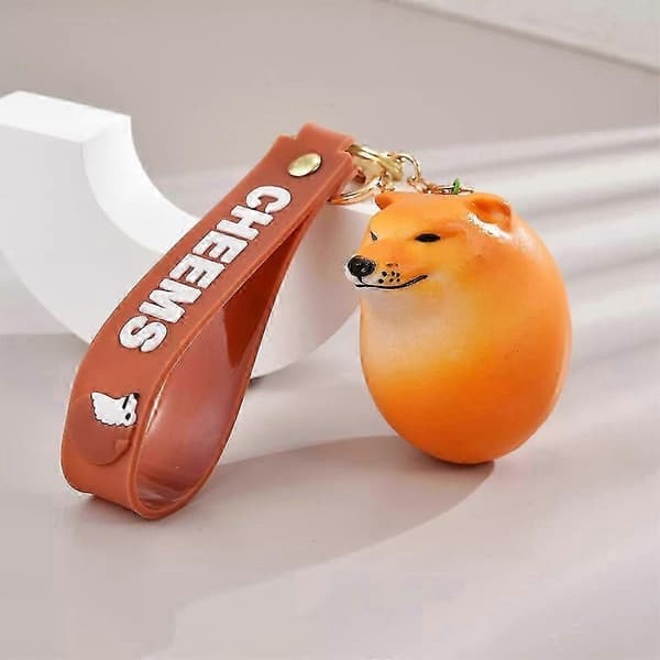 Squishy Leksaker Shibako Hund Ägg, Shipapa Ägg Squishy Leksak Nyckelring