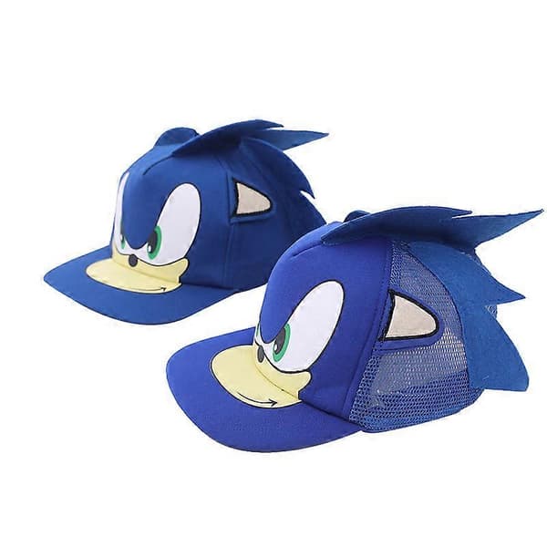 Justerbar baseballkeps för barn, 3D-figur tecknad keps för barn Blue1