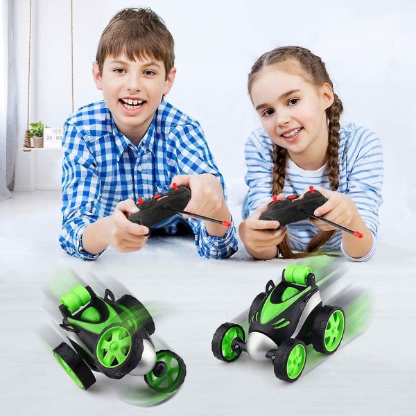 Fjernbetjent bil, børnelegetøj Rc-bil med 360 rotation Mini Stunt Car Racing