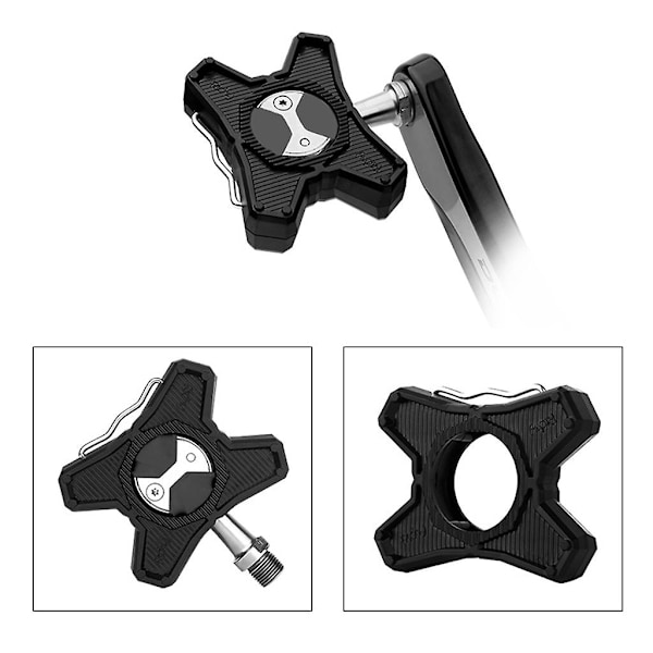 Nye Hot Cykelpedaler Flade Beslag Konverter til Speedplay Pedal Adapter Black