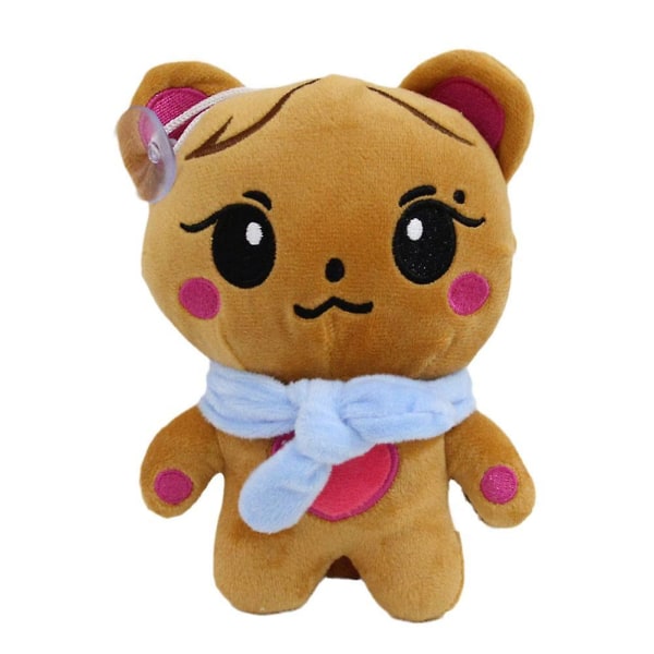 Svartrosa plyschdocka 18*12*9cm Jisoo Jennie Rose Lisa Djurkaraktärsgrejer Present till Blink Friends Born Pink One-Size Brown Bear