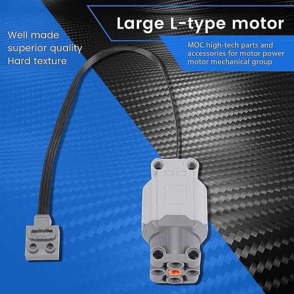 Tekniske Dele Motor Byggeklods Motor L-motor 88003 Til Power Functions Elektrisk Samlet Byggeklods LegetøjsdelDB