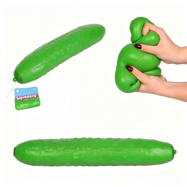 Simulering Gurka Squishy Stressavlastande Leksak Realistisk Kläm Fidget Prop Leksak B